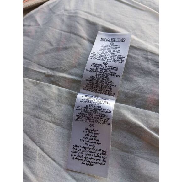 Hobbs london womens medium beige orange bomber jacket lightweight - Picture 9 of 9